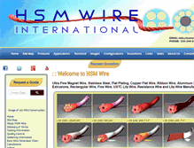 Tablet Screenshot of hsmwire.com